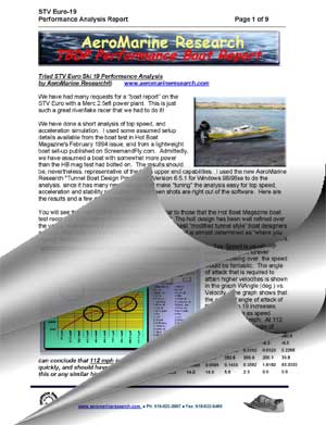 Tunnel Boat Design Software by AeroMarine Research